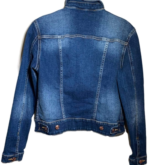 Women's LULAROE Jean Jacket Size XSmall - Picture 4 of 5